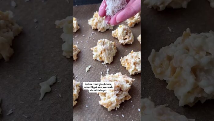 In 10 Min. fertig! 😍 Die besten Kokos-Crossies aus dem Thermomix® | Thermomix® Rezept