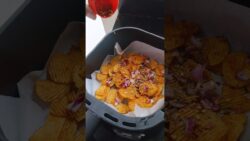 Instant Nachos Using Lay’s Chips | Super Easy Snack in Air Fryer #shorts #viral