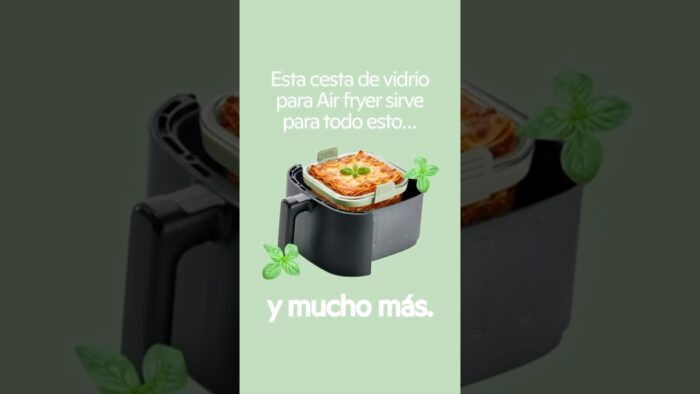 Lékué Tv | Cesta de vidrio para Air fryer
