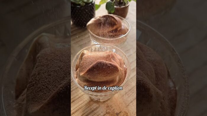 Luchtige koffiemousse zonder melk