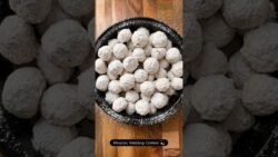 Mexican Wedding Cookies #tm7 #thermomix #veganrecipes #gfcookies