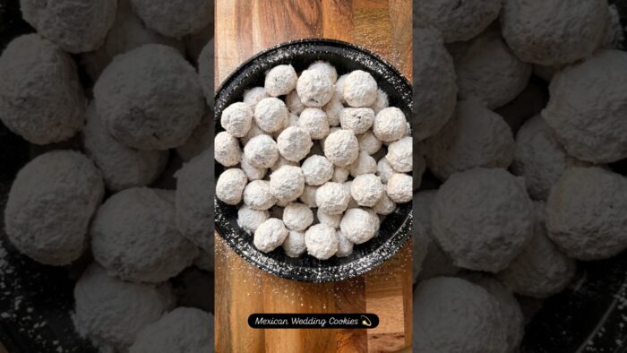 Mexican Wedding Cookies #tm7 #thermomix #veganrecipes #gfcookies