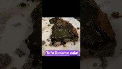 No Flour. Air fryer Tofu sesame cake recipe. vlog.  #cake #dietfoodrecipe #airfryer #airfryerrecipes