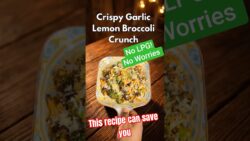 No LPG Gas? Make This 10 Min Air Fryer Broccoli Recipe #shorts #healthy #airfryerrecipes