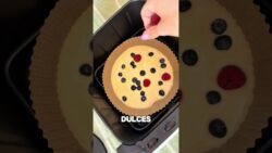 PASTEL DE ARANDANOS A LA FREIDORA DE AIRE #receta #recetas #desayuno