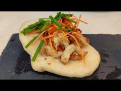 Pan Bao con Pollo Crujiente y Salsa Teriyaki (Receta fácil con Thermomix)