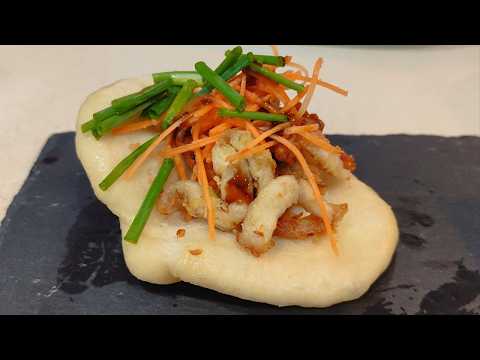 Pan Bao con Pollo Crujiente y Salsa Teriyaki (Receta fácil con Thermomix)