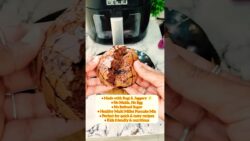Pancake Mix se Soft Cupcakes | Air Fryer Chocolate Cupcakes | Easy Eggless Recipe🧁#shorts#shortsfeed