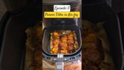 Paneer Tikka Recipe in Air fryer #shorts #recipe #paneer #viral #food #airfryer #cookingwithsangeeta