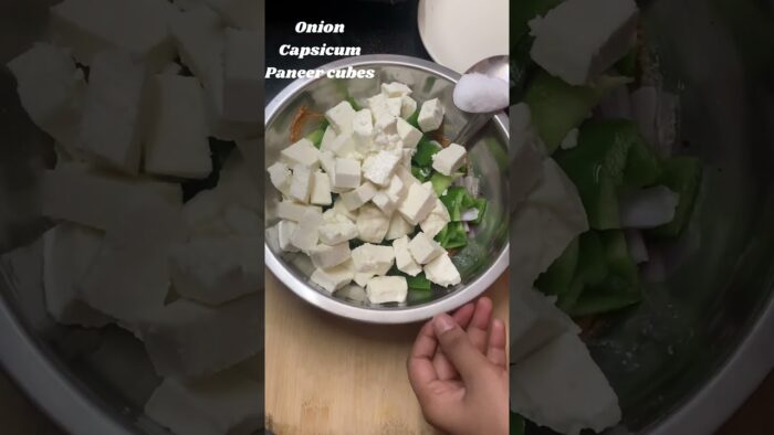 Paneer tikka in air fryer | Air fryer recipes |weight loss recipe #viralvideo #ytshorts #easyrecipe