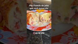 Pão francês do jeito que você nunca viu.