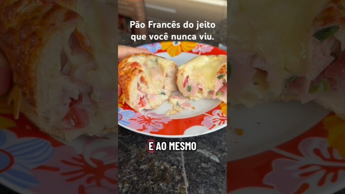 Pão francês do jeito que você nunca viu.