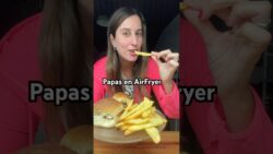 Papas en la AirFryer/Freidora de aire #receta #shortvideo #viral #shorts #viralvideo #fyp #funny