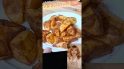 Patatas rústicas crujientes en freidora de aire #shorts #recetas  #freidoradeaire #airfryer #patata