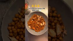 Protein-Packed 💪 Chickpea Snack in 5 minutes 🔥#airfryer #shorts #proteinsnack
