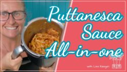 Puttanesca Sauce from the Thermomix Magazine turned into an all in one dish