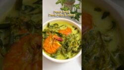 Ramadan 18: MASAK LEMAK PUCUK PAKU & UDANG THERMOMIX