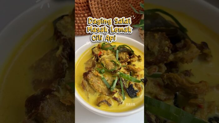 Ramadan 27: DAGING SALAI MASAK LEMAK CILI API THERMOMIX