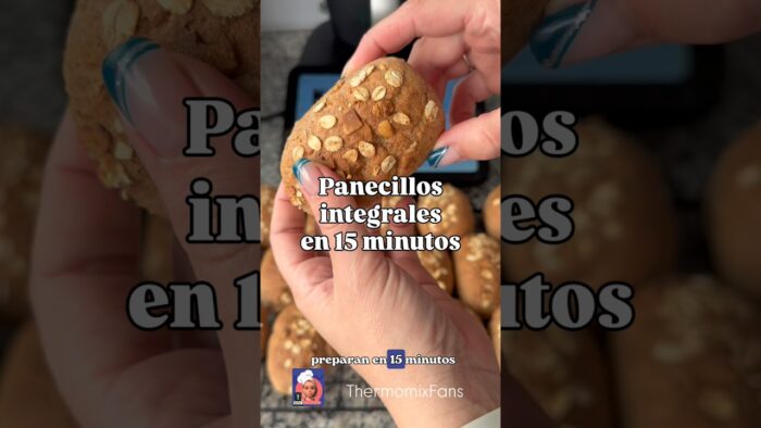 Receta de panecillos integrales con nueces y muesli en Thermomix!