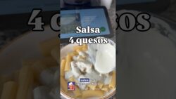Salsa de cuatro quesos con Thermomix, listas en menos de 10 minutos! #receta