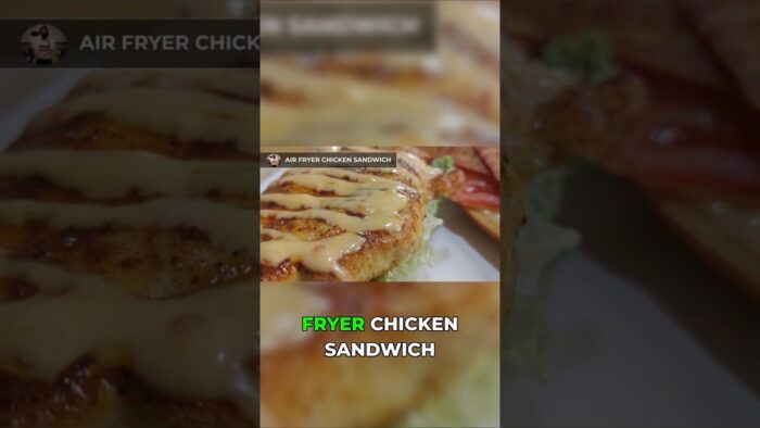 Sándwich de pollo en freidora de aire: ¡La receta más fácil de todas!