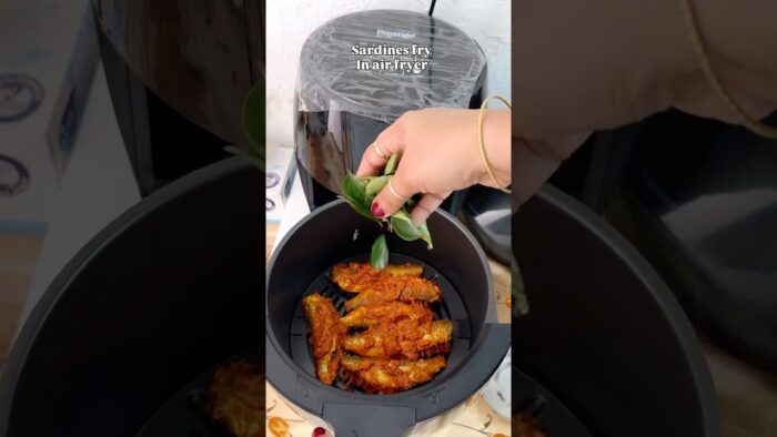Sardines fry in air fryer#easyrecipe #airfryerrecipes #fishfry #sardinesrecipe