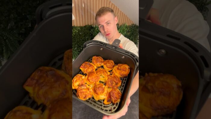 Schnelles Pizza Rolls Rezept aus dem Airfryer!🍕😍 #airfryer #kochen