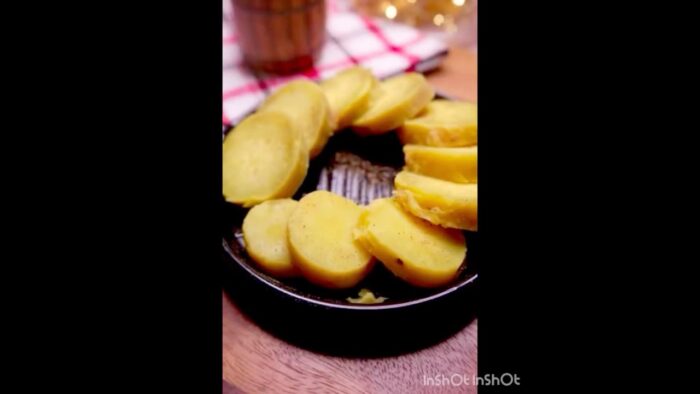 Sweet potato in air fryer #food #cooking #recipe #indianfood #foodshorts #foodie #health