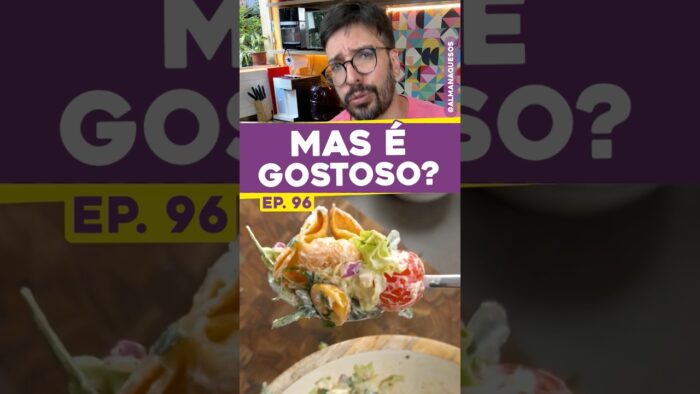 TESTE: Salada Crocante com Macarrão na Airfryer