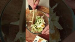 Tacos de salmón con ensalada cremosa – #receta deliciosa en #airfryer