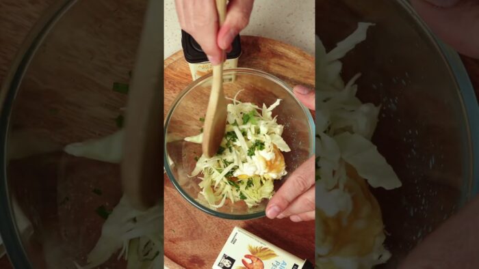 Tacos de salmón con ensalada cremosa – #receta deliciosa en #airfryer