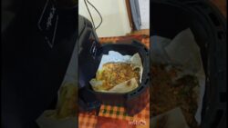 Zero oil Omlette 🤤#viral #omlet #trending #kidsspecial #viralshorts #airfryer #viralvideo #asmr