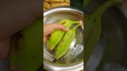 banana chips in air fryer 😋 #ytshortsindia #nonfried #airfryer #goviral #recipe