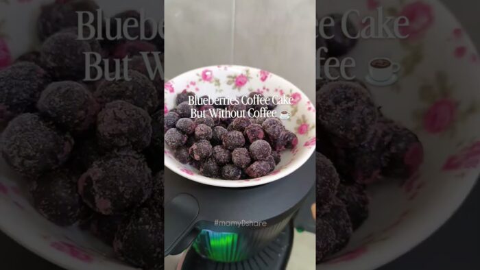 blueberries coffee cake, without coffee. thermomix TM7 / TM6 #mamyDshare #thermomixadvisormalaysia