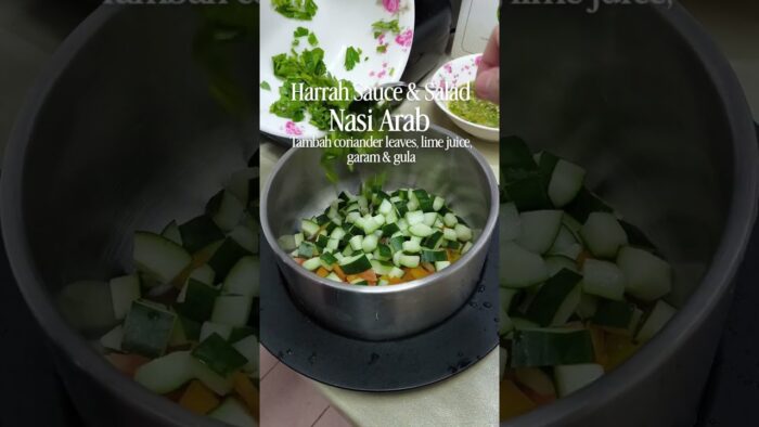 harrah Sauce & Salad nasi Arab 😍 #mamyDshare #ThermomixAdvisorMalaysia #ThermomixTM7 #easyrecipe