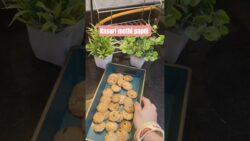 kasuri methi papdi in Airfryer |zero oil recipe |recipe for kids |#shorts #airfryerrecipes #papdi