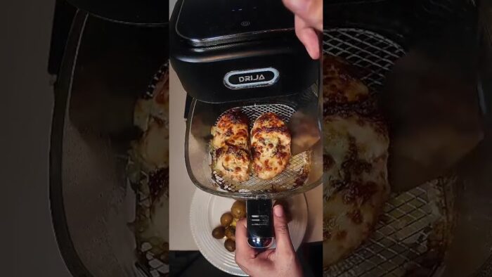 pechuga a la capressa receta con la Freidora de Aire Drija
