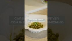#recetasohgar Garbanzos en Airfryer con infusión de parmesano de Mario Sandoval **Michelin