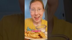 ¡Receta de pepinillos fritos en freidora de aire! #shorts
