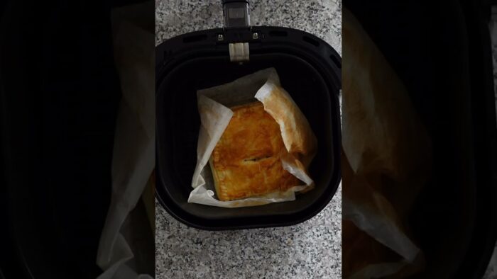 Air Fryer Chicken & Leek Pasties (leftover shredded chicken series) #shorts