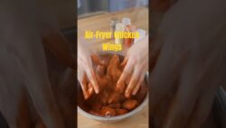 Air-Fryer Chicken Wings Recipe | Keto Recipe #shorts #trending