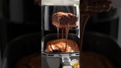 Air Fryer Chocolate Bliss  #shorts #food #recipe