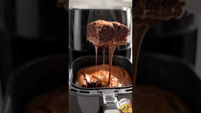 Air Fryer Chocolate Bliss #shorts #food #recipe