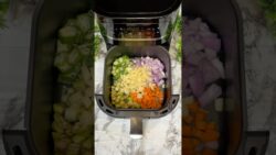 Air Fryer Mixed Veg Fry in 14 Minutes | Easy and Healthy