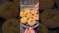 Air fryer Nan khatai recipe😋#shortsfeed #nankhatai #airfryerrecipes #viralvideo