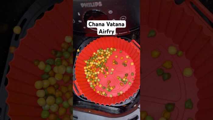 Airfryer Mix Chana Vatana Recipe | Crispy Healthy Snack | High Protein Evening Snack