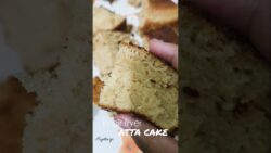 Atta Cake in Air Fryer 🤤#recipe #airfryerrecipes #baking #cake #youtubeshorts #egglesscake #nooven