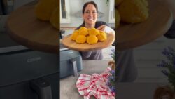 ~ BOMBAS DE PATATA, JAMÓN Y QUESO ~ #patata #papa #aperitivo #recetasfaciles #cocinafacil #airfryer
