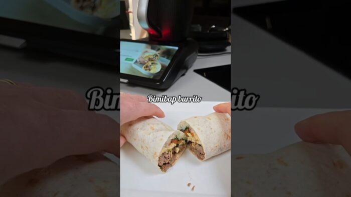 Bimibap burrito in 40 min op tafel
