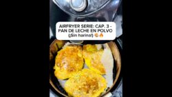 CAP 3: PAN DE LECHE EN POLVO en Airfryer (¡Sin harina y viral!) 🥯🔥✨
